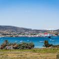Unparalleled views over the bay of Parikia, Paros Island.